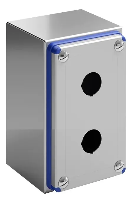 Botonera acero inoxidable 2x22