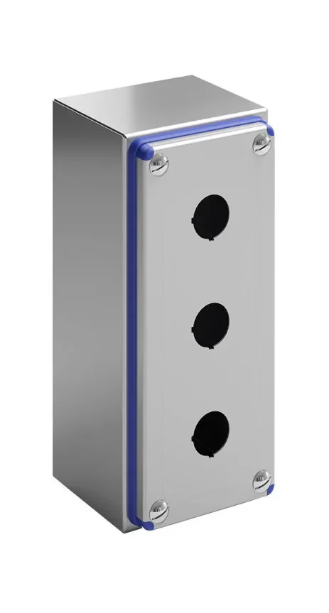 Botonera acero inoxidable 3x22