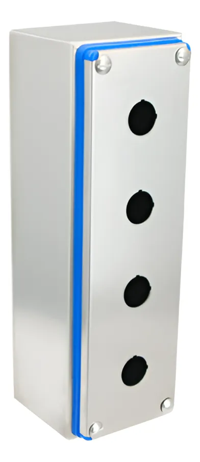 Botonera acero inoxidable 4x22