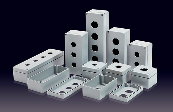 BC-AL-08 botonera aluminio boxco