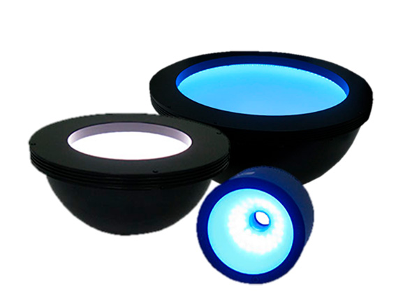 Domo de luz para sistema de visión
