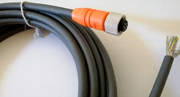 Cable M12 8 pines L8FS-5m-G PUR