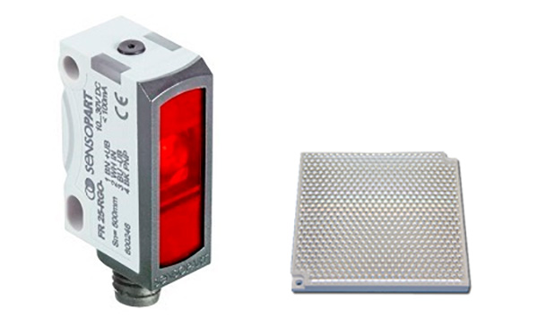 Sensor reflex transparente FR 25-RGO-PNSL-M4M