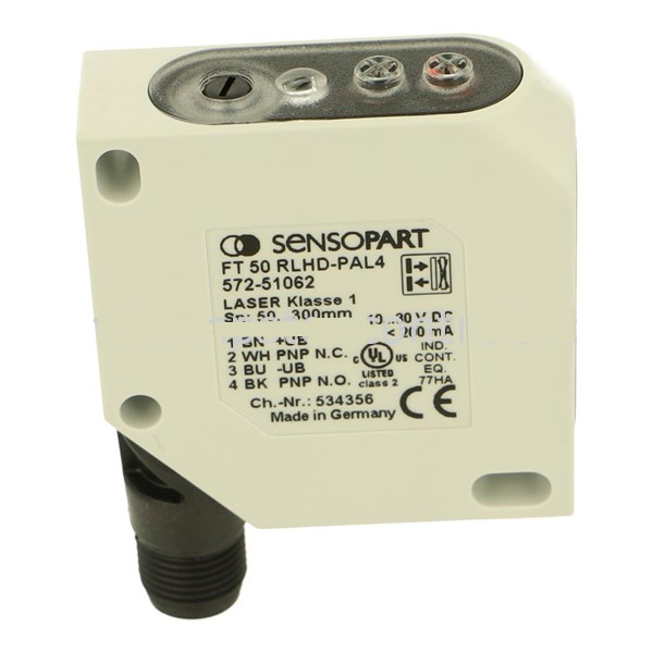 Sensor supresión de fondo láser FT 50 RLHD-PAL4